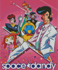 Space Dandy Anime Poster Diamond Painting