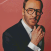 Tom Ford With Glasses Diamond Painting