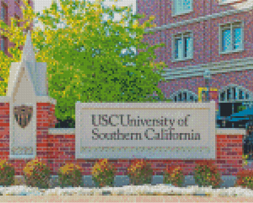 USC University Of Southern California Los Angeles Diamond Painting