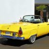 Vintage Yellow Thunderbird Car Diamond Painting