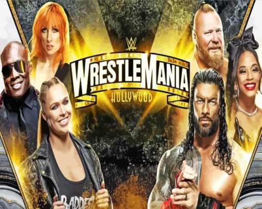 WWE Wrestlemania Diamond Painting