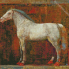 White Horse By Mersad Berber Diamond Painting