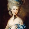 Woman In Blue Thomas Gainsborough Diamond Painting