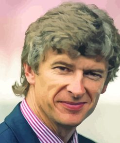 Young Football Manager Arsene Wenger Diamond Painting