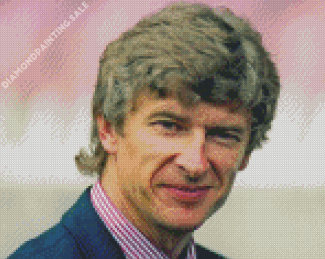 Young Football Manager Arsene Wenger Diamond Painting