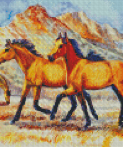 Aesthetic Kiger Mustang Diamond Painting