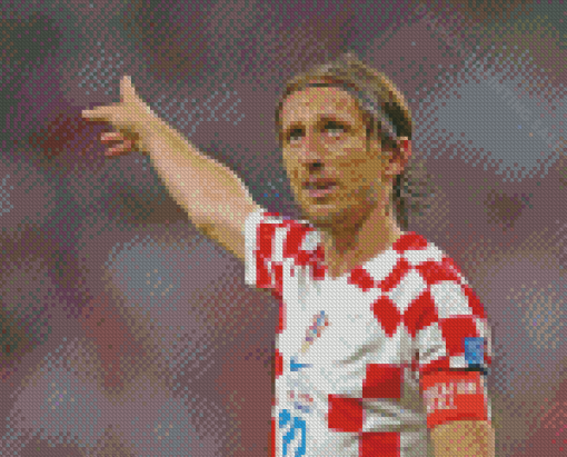 The Football Player Luka Modric Diamond Painting