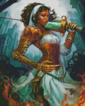 Black Women Fantasy Art Diamond Painting