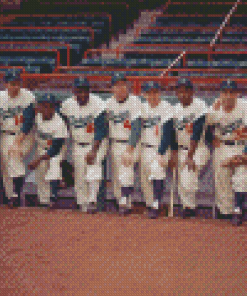 Brooklyn Dodgers Players Diamond Painting