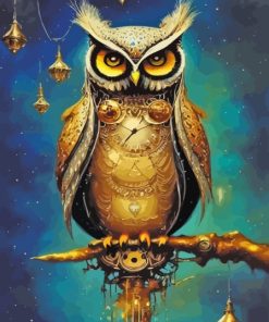 Fantastic Steampunk Owl Diamond Painting