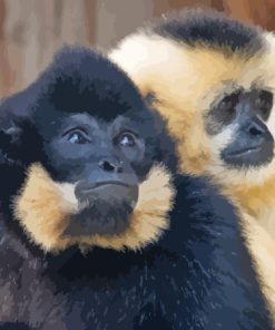 Gibbons Monkeys Diamond Painting