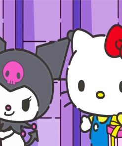 Kuromi And Hello Kitty Diamond Painting