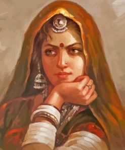 Rajasthan Girl Diamond Painting
