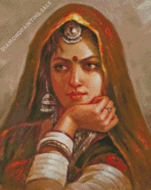 Rajasthan Girl Diamond Painting