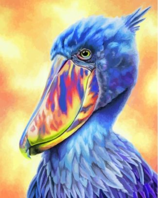 Shoebill Bird Art Diamond Painting