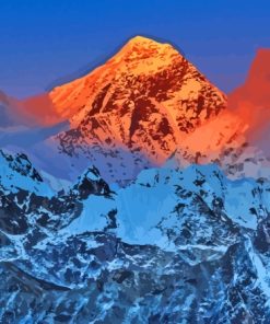 Snowy Mount Everest Diamond Painting