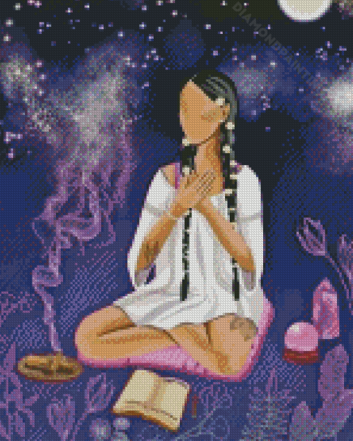 Spiritual Yoga Girl Diamond Painting