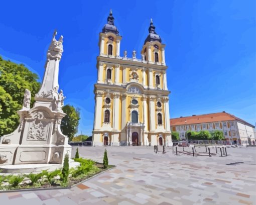 St Mary Cathedral In Kalocsa Diamond painting