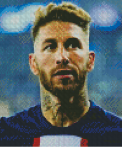 The Footballer Sergio Ramos Diamond Painting