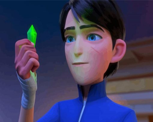 Trollhunters Rise Of The Titans Jake Jr Diamond Painting