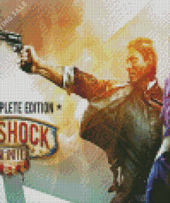 Bioshock Infinite Game Poster 5D Diamond Painting