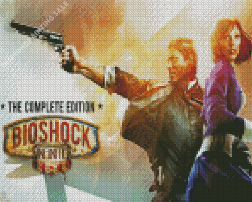 Bioshock Infinite Game Poster 5D Diamond Painting