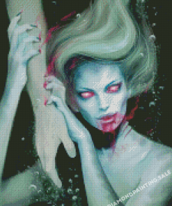 Bloody Siren Diamond Painting