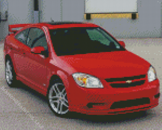 Chevrolet Cobalt Red Car 5D Diamond Painting