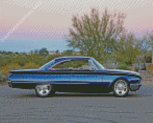 Ford Starliner Classic Car Diamond Painting