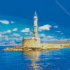 Greece Chania Lighthouse Diamond Painting