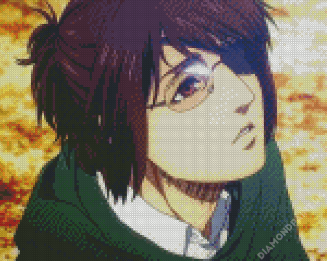 Hange Zoe With Glasses Anime From Attack On Titan By Diamond Painting