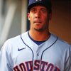 Houston Astros Michael Brantley Baseball Team Player Diamond Painting
