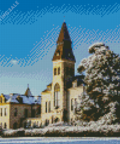 Kansas State University In Winter Diamond Painting