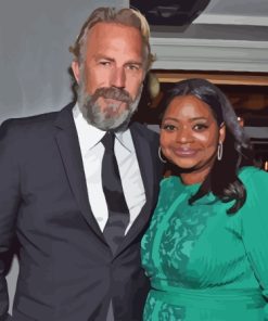 Kevin Costner With Octavia Spencer 5D Diamond Painting