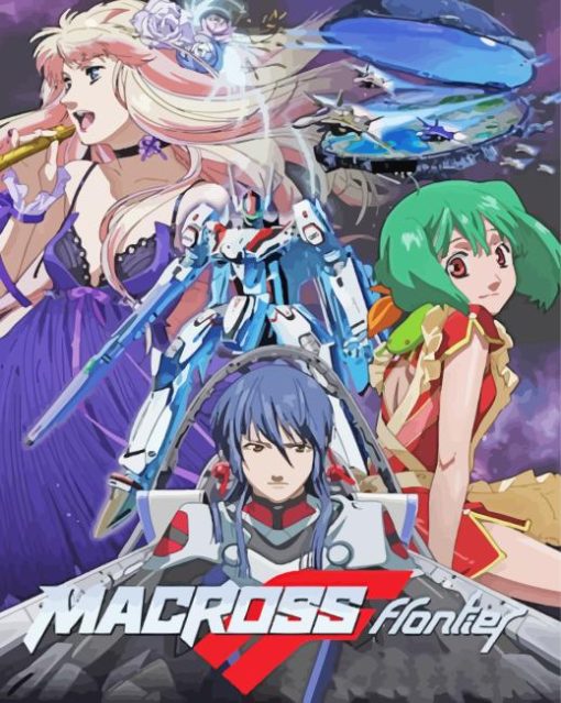 Macross Frontier Poster Diamond Painting