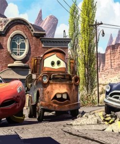 Mater And Other Characters Diamond Painting