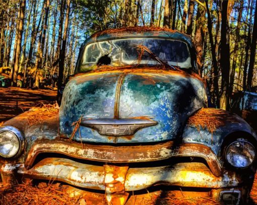 Old Ford Truck Diamond Painting