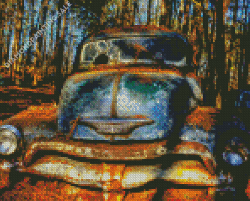 Old Ford Truck Diamond Painting