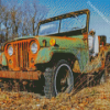 Old Rusty Willys Jeep 5D Diamond Painting