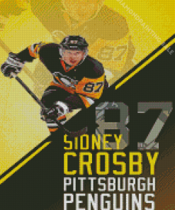 Sidney Crosby Pittsburgh Penguins Diamond Painting