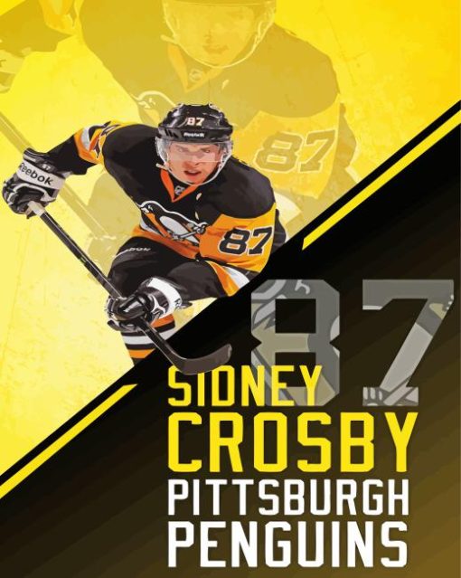 Sidney Crosby Pittsburgh Penguins Diamond Painting