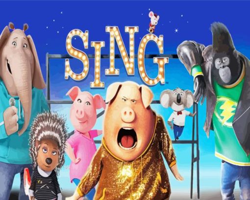 Sing Film Diamond Painitng