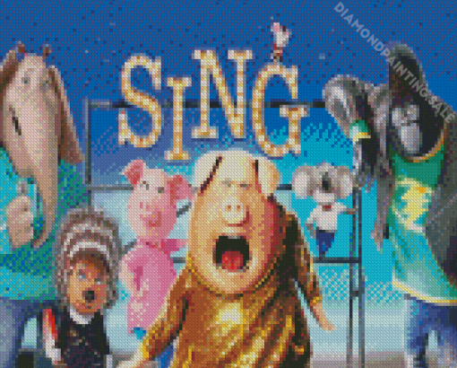 Sing Film Diamond Painitng