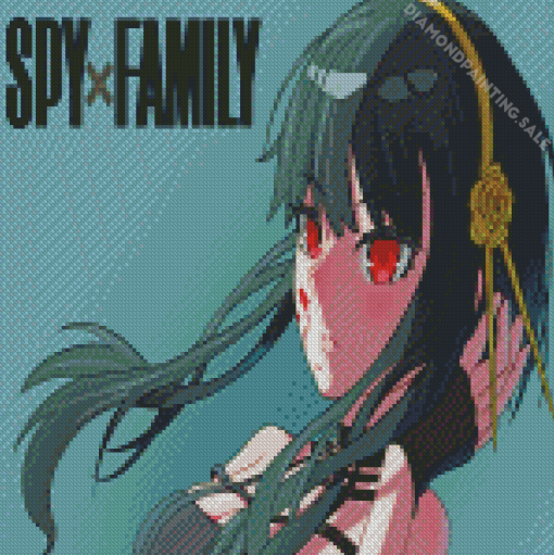 Spy X Family Yor Forger Anime Poster Diamond Painting