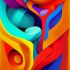 Abstract Colorful Art Diamond Painting