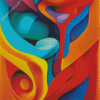 Abstract Colorful Art Diamond Painting