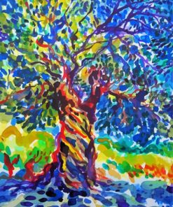 Aesthetic Olive Tree Art Diamond Painting