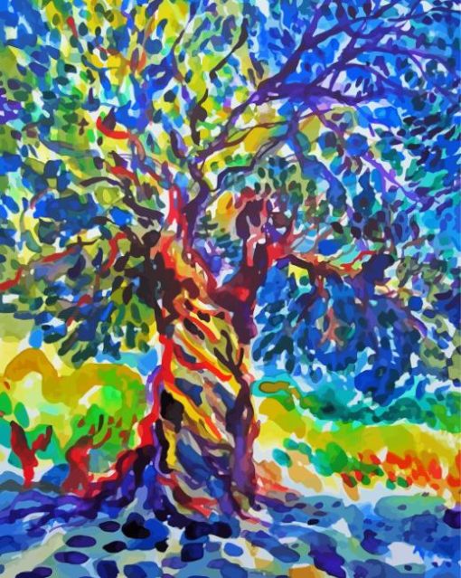 Aesthetic Olive Tree Art Diamond Painting