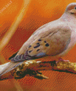 Aesthetic Mourning Dove 5D Diamond Painting