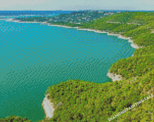 Lake Travis Texas Landscape Diamond Painting